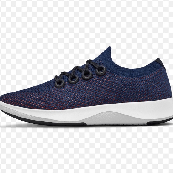 Allbirds Tree Dasher 1 Navy Blue Knit Sneakers Size 10 - Picture 1 of 9